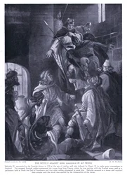 The revolt against King Malcolm IV at Perth